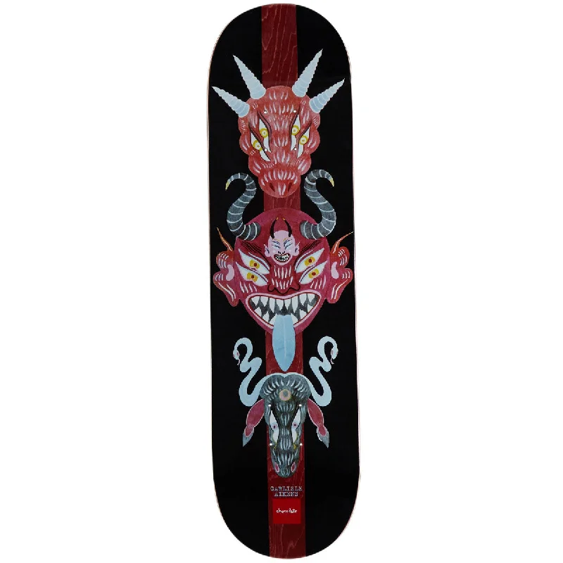 Custom Skateboard Deck for Casual Riders-Chocolate Aikens Dog Perfume Mask Skateboard Deck - 8.125"