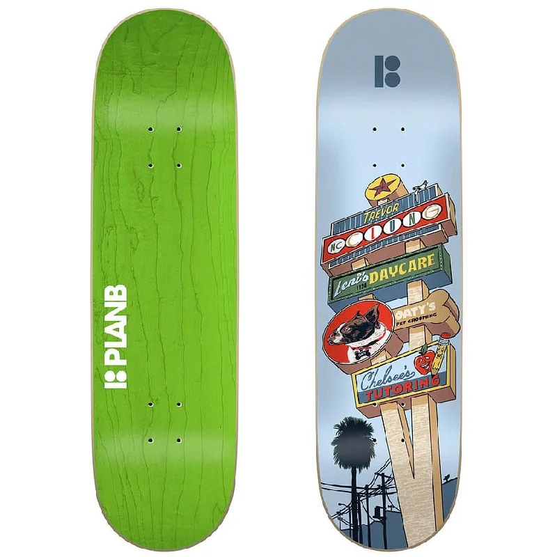 Custom Skateboard for Freestyle Skating-Plan B Motel McClung Skateboard Deck