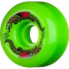 Custom Skateboard Wheels for Smooth and High-Speed Riding-53mmx33mm 93a Powell Peralta Dragon Formula Skateboard Wheels - Green