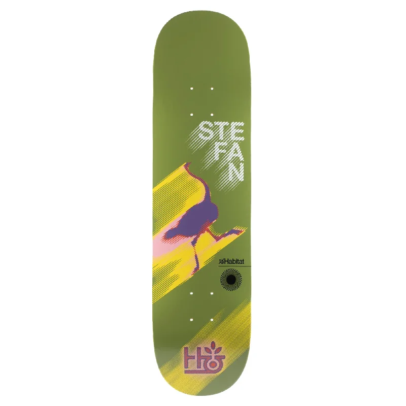 Custom Skateboard Deck with Stronger Pop-Habitat Stefan Janoski Speed Test Deck 8.125"