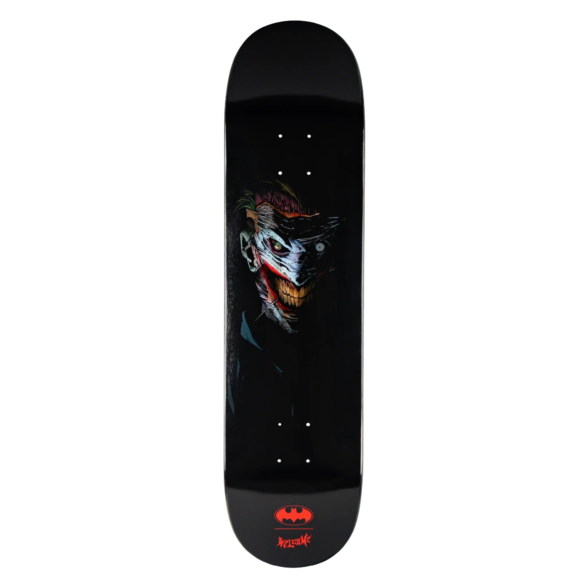 Custom Skateboard Deck with Multi-Layer Construction-Welcome x Batman Joker Deck 8.0