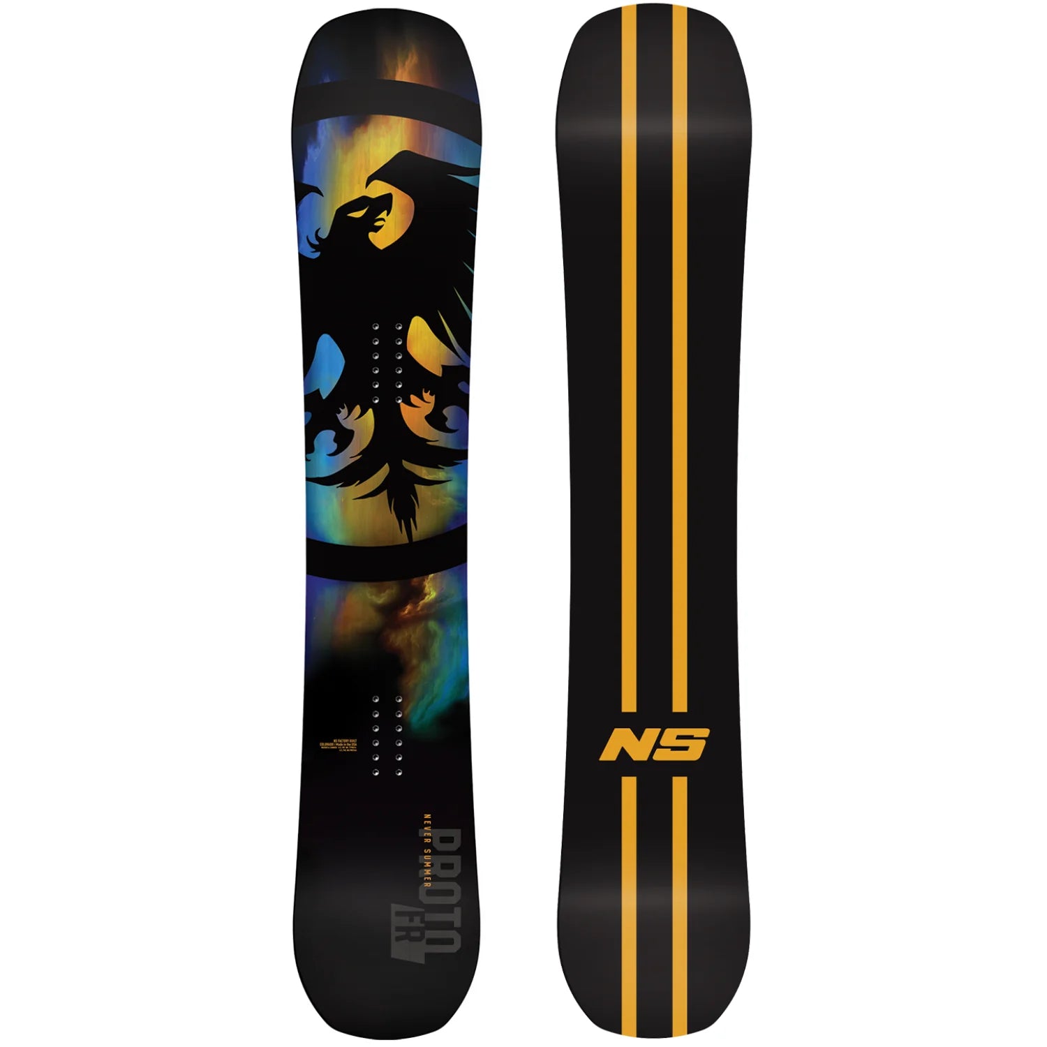 Custom Snowboard with Increased Durability for Aggressive Riders-Never Summer Proto FR Snowboard 2025