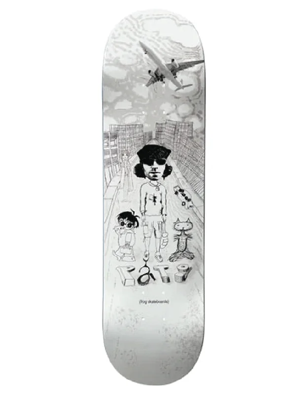 Custom Skateboard Deck with Light and Fast Response-Frog Iconic Pat Deck | 8.5"