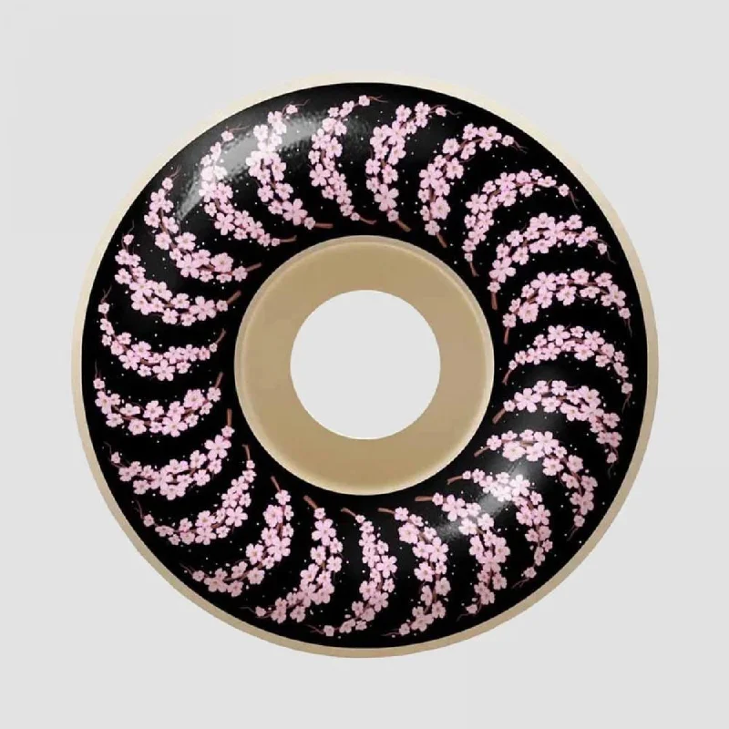 Custom Skateboard Wheels for Smooth Transition-Spitfire Formula Four Skateboard Wheels F4 99 Yuto Cherry Blossom - Natural