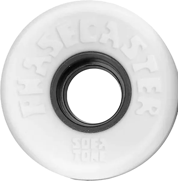 Custom Skateboard Wheels for Non-Slip Performance on Slippery Surfaces-Phasecaster Soft Tone 56mm 78a White Skateboard Wheels (Set of 4)