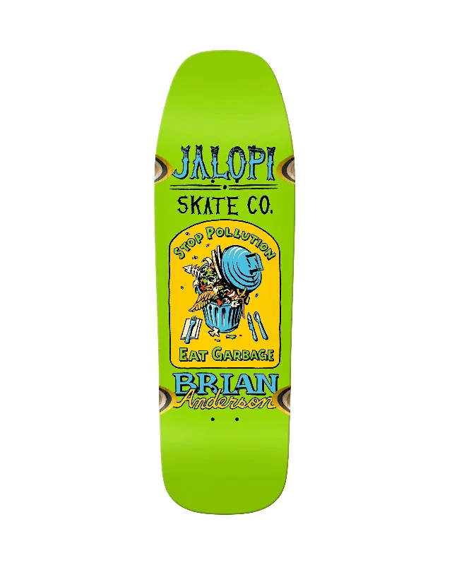 Custom Skateboard Deck with a Pop-Centered Shape-B.A. Jalopi Returns 9.25" Wheel Well Deck