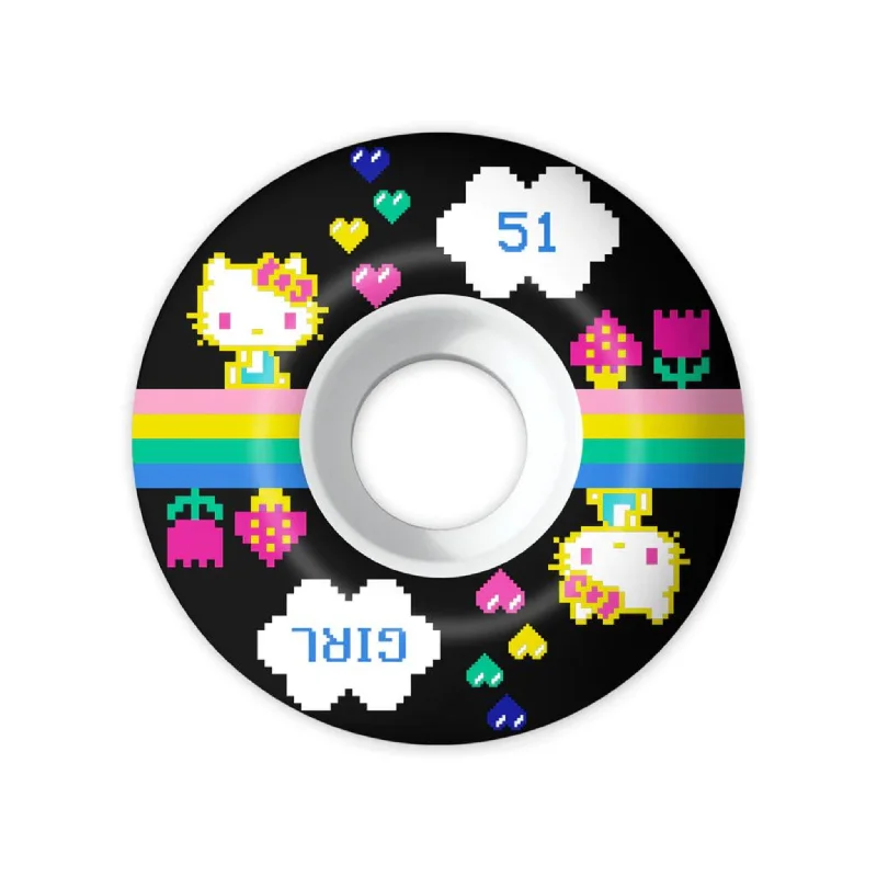 Custom Skateboard Wheels for Maximum Slide Performance-Girl Sanrio Arcade Staple Wheel 51mm 99a