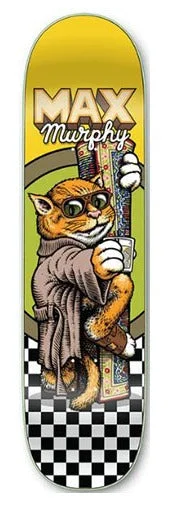 Custom Skateboard Deck for Thrilling Vert Rides-Strangelove Max Murphy Louis the Cat 8.5