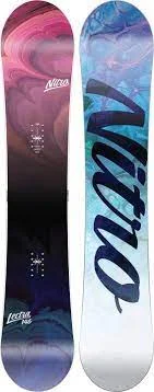 Custom Snowboard with Adjustable Stiffness-Nitro Lectra Womens 2024 Snowboard - 152