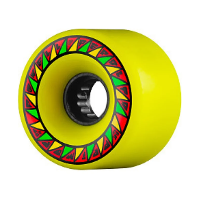 Custom Skateboard Wheels with Longer Durability for Hard Riding-Powell Peralta Primo Wheels 66mm 82a - Yellow