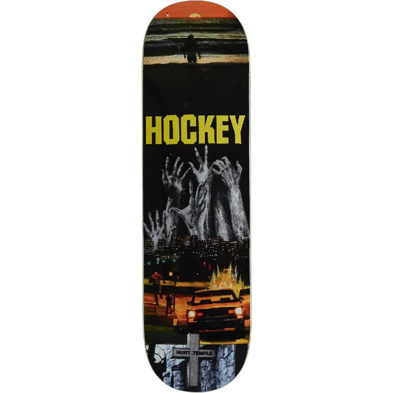 Custom Skateboard Deck with Comfortable Riding-Hockey Hurt Temple Andrew Allen Skateboard Deck - 8.25"