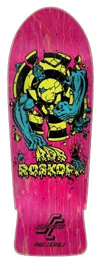 Custom Skateboard Deck with Extra-Thick Construction for Strength-Santa Cruz Roskopp 3 reissue