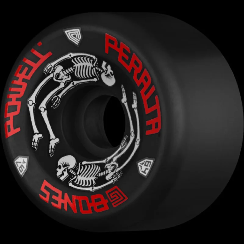 Custom Skateboard Wheels with Quick Response for Advanced Riders-Powell Peralta G-Bones 64mm 97a - Black