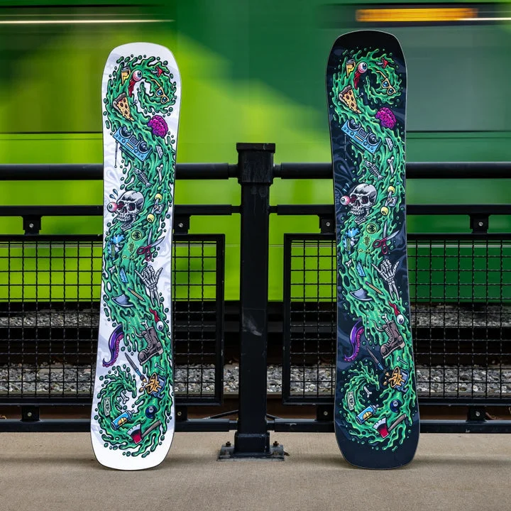 Custom Snowboard for Free-Ride Enthusiasts-Jimbo Phillips x Grassroots x Never Summer Limited Edition Llama Snowboard