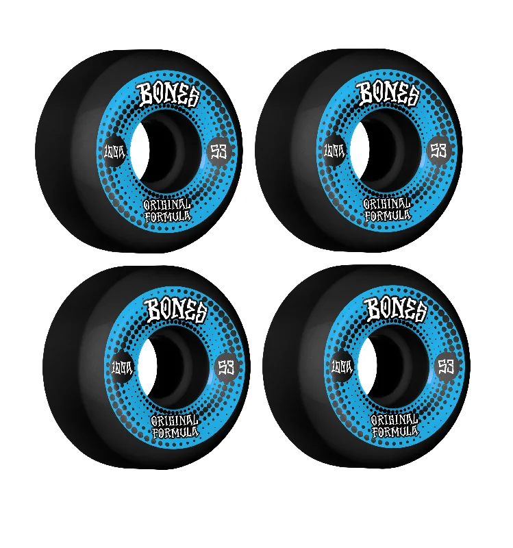 Custom Skateboard Wheels with Multiple Color Options-Bones 100's Originals V5 OG Formula (53mm/100A)