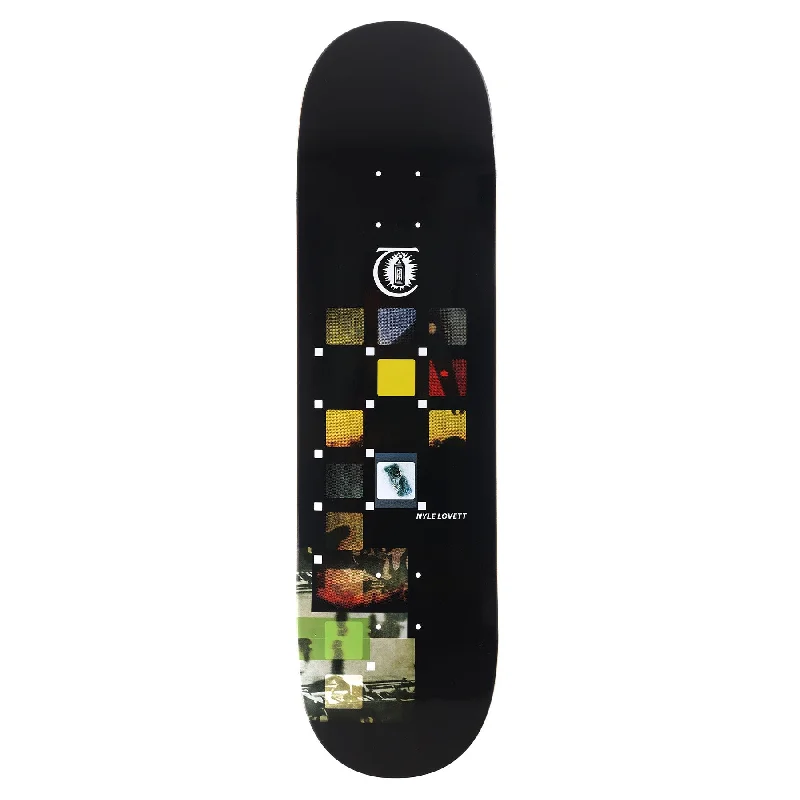 Custom Skateboard Deck with Raised Nose for Better Control-Theories Of Atlantis Lovett Live Broadcast Deck 8.38"