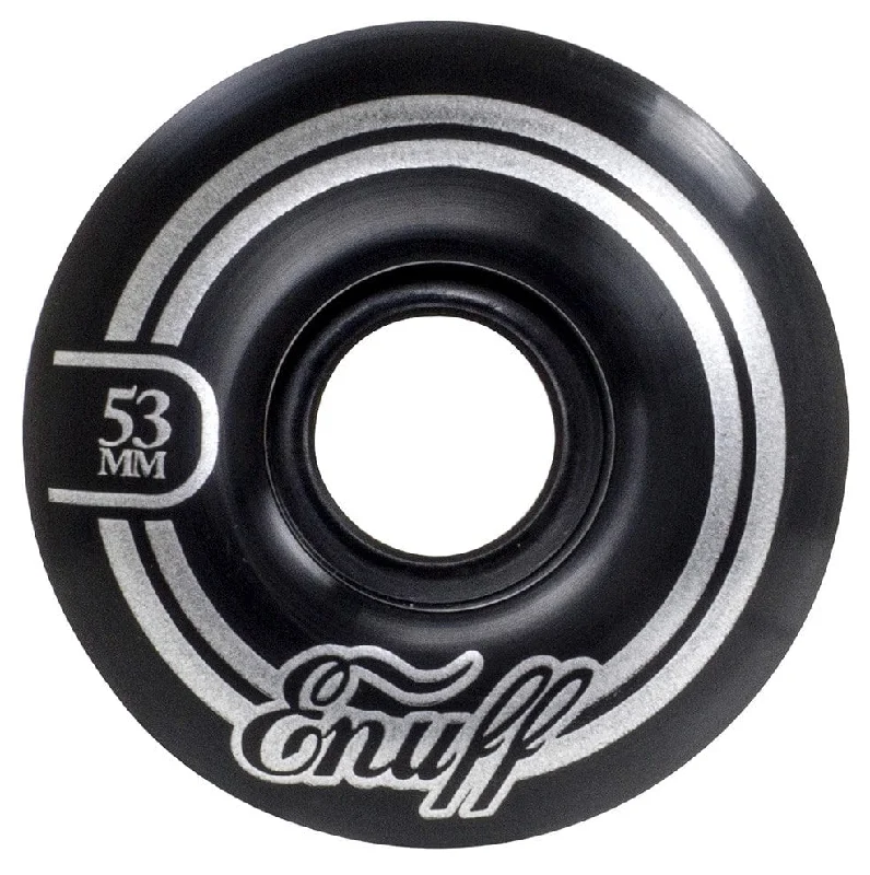 Custom Skateboard Wheels for Excellent Performance in Skateparks-Enuff Refresher II 53mm Skateboard Wheels - Black