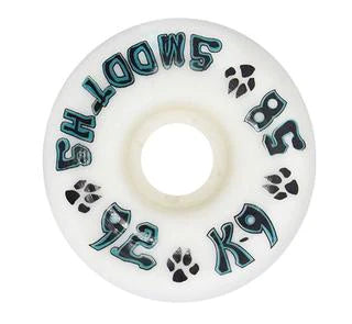 Custom Skateboard Wheels for Professional-Level Tricks and Skating-Dogtown - K-9 Smooths Wheels 58mm 92a White