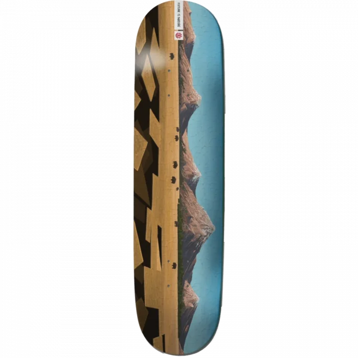 Custom Skateboard Deck with Tailored Flex for Advanced Riders-Element Landscape North America 8.25" Skateboard Deck