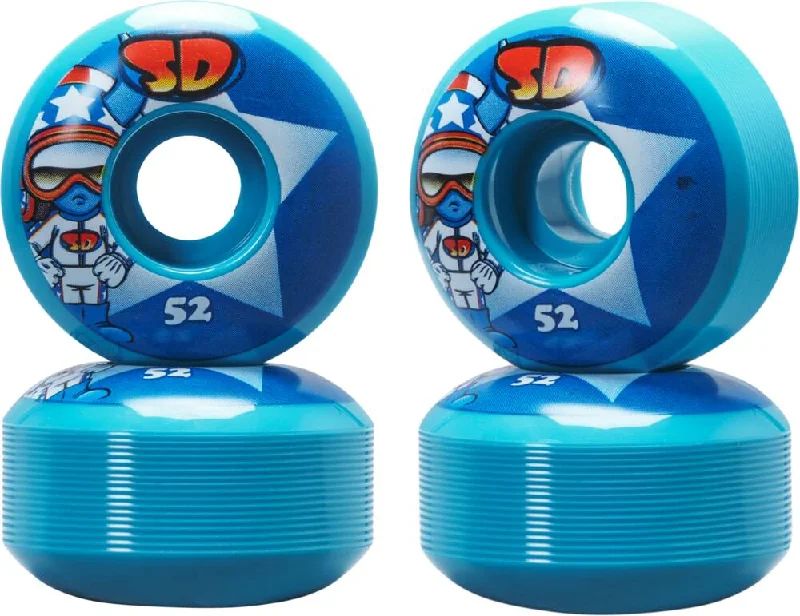 Custom Skateboard Wheels for Advanced Skating with Power and Precision-Speed Demons Characters 52mm 99A Skateboard Wheels - Star