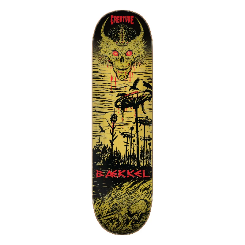 Custom Skateboard Deck with Full-Wrap Grip Tape-Creature Baekkel Wasteland 8.6