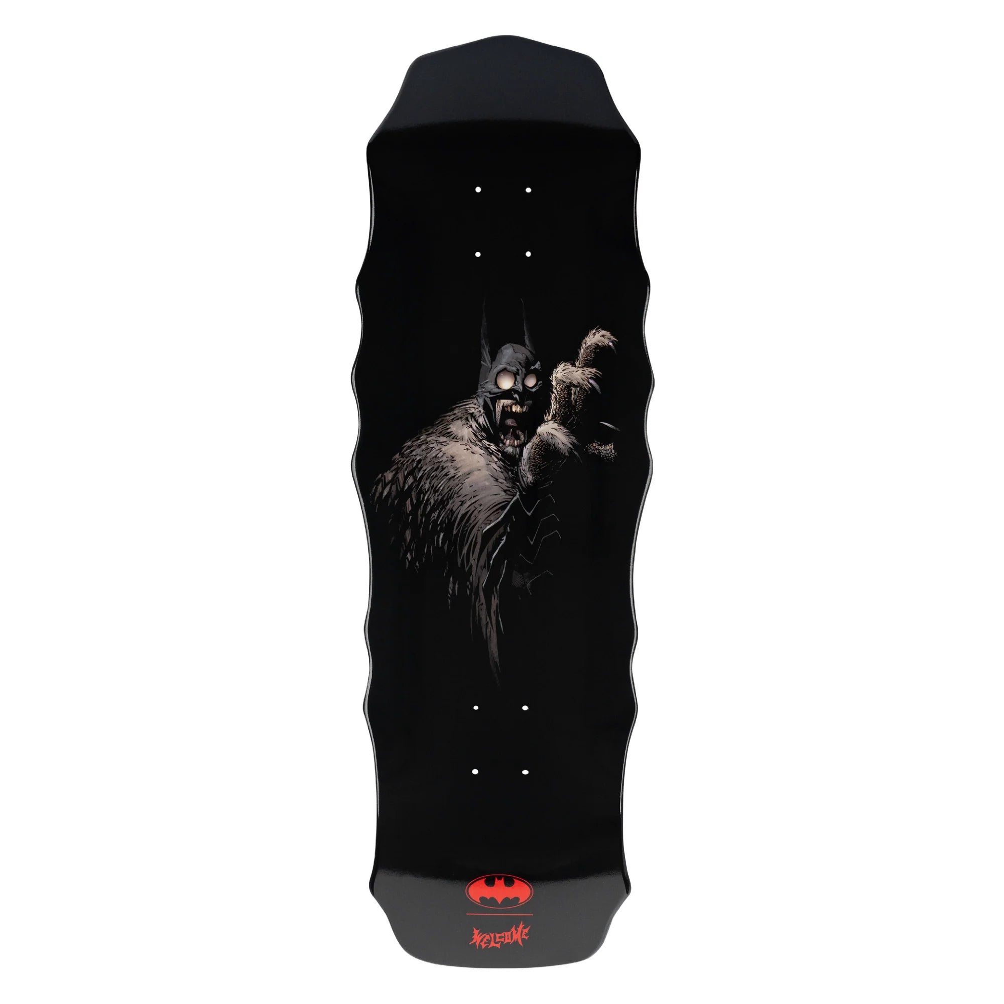 Custom Skateboard Deck for Riders with Large Feet-WELCOME Batman x Welcome Batmonster On Widow 10.0 Skateboard Deck