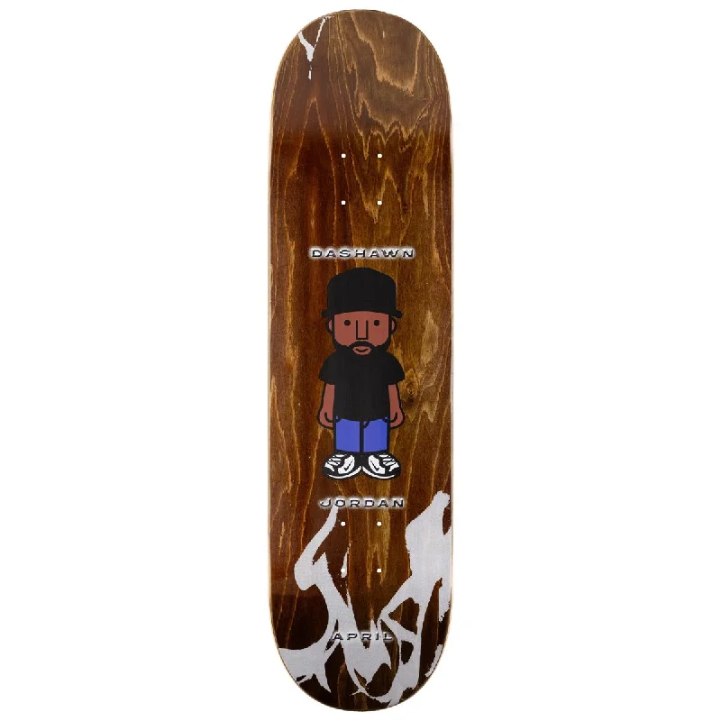 Custom Skateboard Deck for Smooth and Seamless Trick Execution-April Dashawn Jordan Character Skateboard Deck - 8.38"