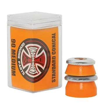 Custom Skateboard with Advanced Performance Features-Independent Trucks Bushings - 90 Medium Conical Orange