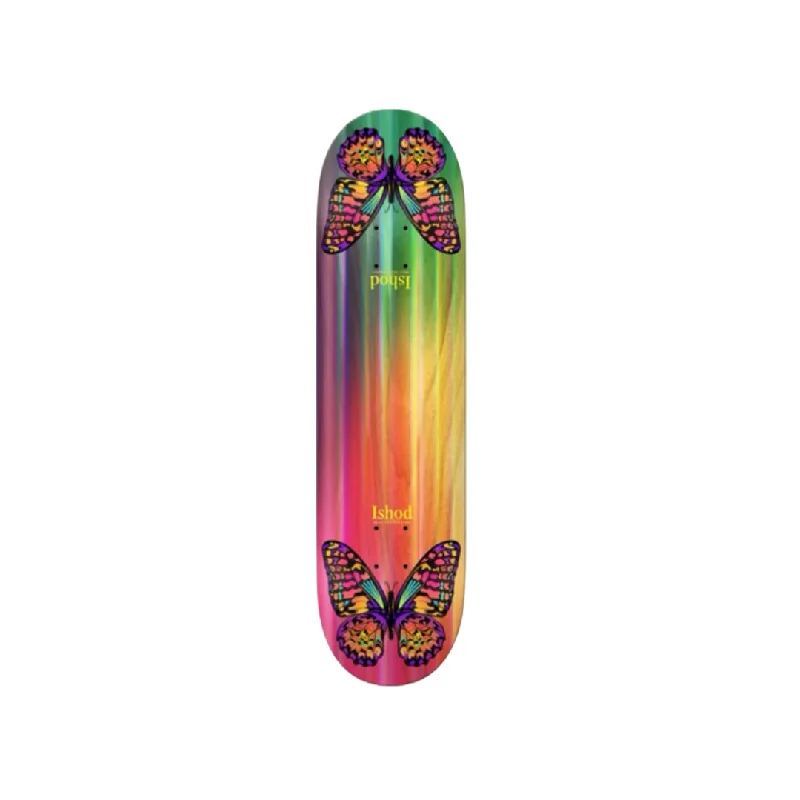 Custom Skateboard Deck with Extra Control-Real Ishod Rainbow Monarch Twin Tail Deck - Assorted