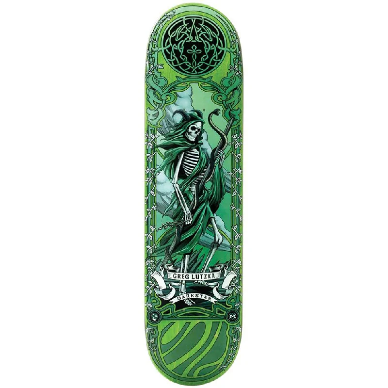 Custom Skateboard Deck with High-End Custom Graphics-Darkstar Celtic R7 Lutzka Green 8.0 - Skateboard Deck