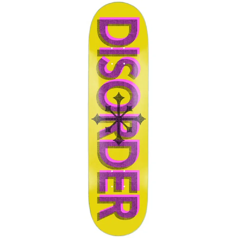 Custom Skateboard Deck with Precise Construction for Professional Skaters-Disorder Misplaced Crossover 8.0 - Skateboard Deck