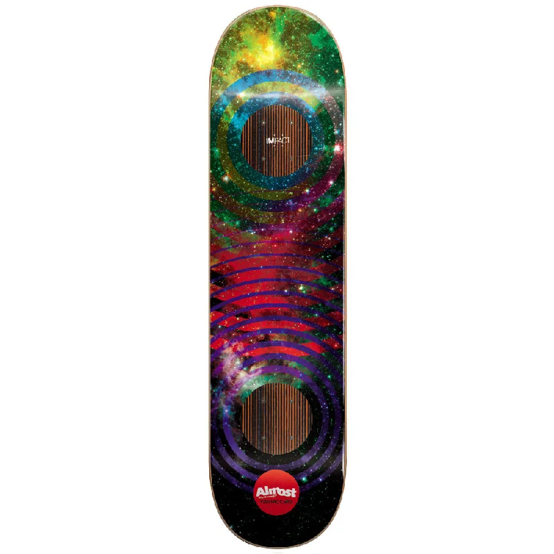 Custom Skateboard Deck with High-Speed Performance for Downhill-Almost Yuri Space Rings Impact 8.25 - Skateboard Deck