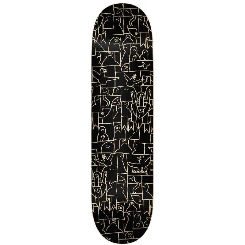 Custom Skateboard Deck with Performance-Boosting Design-Krooked Flock Black 8.5 - Skateboard Deck