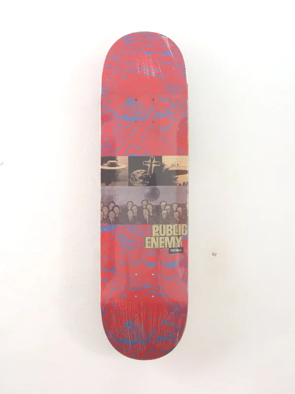 Custom Skateboard Deck with Smooth Surface for Easy Slide-Theories of Atlantis - Public Enemy Skateboard Deck - 8.50 x 32.00