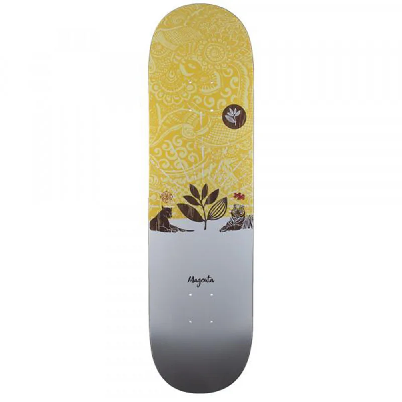 Custom Skateboard Deck for Flawless Board Control-Magenta Sacred Plant Ceremony 8.4 - Skateboard Deck