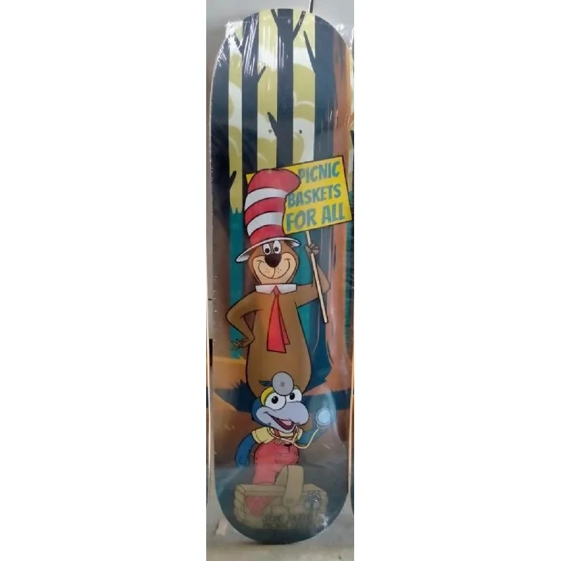 Custom Skateboard Deck with High-End Custom Graphics-SLUG SKATES YOGI SKATEBOARD DECK 8.25 INCH WIDE