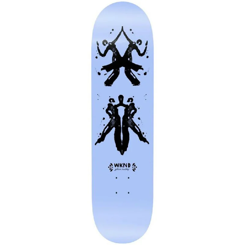 Custom Skateboard Deck with Extended Nose for Control-WKND Rorschach Stuckley 8.125 - Skateboard Deck