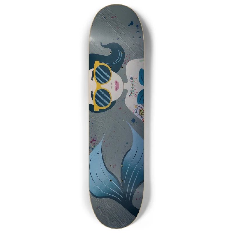 Custom Skateboard Deck for Lightweight and Fast Maneuvering-Mod Mermaid Life Skateboard