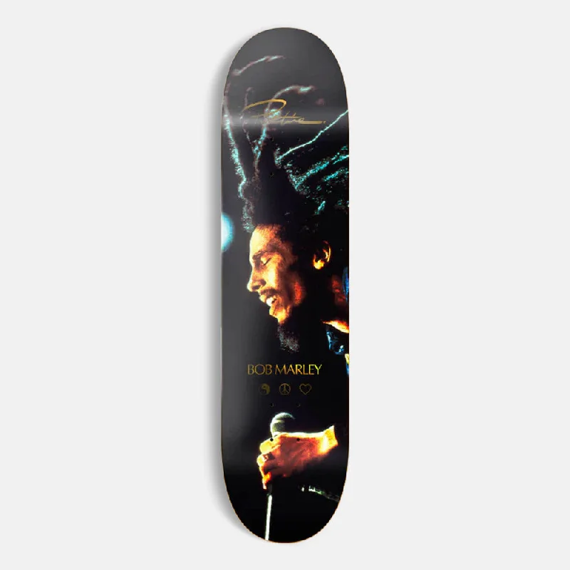 Custom Skateboard Deck for Street Skating-Primitive Skateboarding - 8.38" Wild One Bob Marley Skateboard Deck