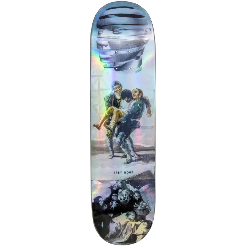 Custom Skateboard Deck for Aggressive Vert Skating-Madness Trey Wood Blackout R7 Holographic 8.25 - Skateboard Deck