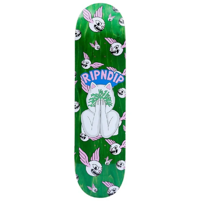 Custom Skateboard Deck for Pro-Level Skating-RIPNDIP Overthinking 8.25 - Skateboard Deck