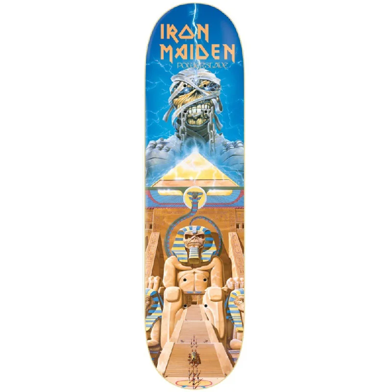 Custom Skateboard Deck with Short Length for Street Tricks-Zero Iron Maiden Powerslave 8.5  - Skateboard Deck