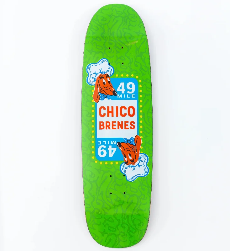 Custom Skateboard Deck with Clean and Simple Graphic Design-[Chico Stix] CHICO “DOGGIE DINER” BIG BOY JR. SHAPE - 8.75”