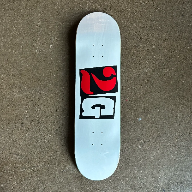 Custom Skateboard Deck with Enhanced Tail for Better Flicks-HAMMERS 2G WHITE 8.5" DECK