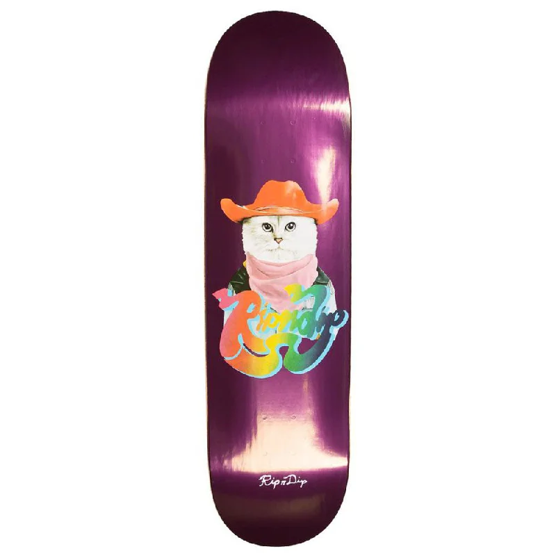 Custom Skateboard Deck with Extra-Thick Construction for Strength-RIPNDIP Cowboy 8.25 Deck - Skateboard Decks