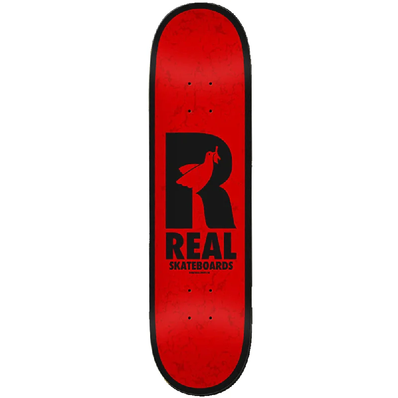 Custom Skateboard Deck for Heavy Riders-Real Doves Redux Renewals Red 8.5 - Skateboard Deck