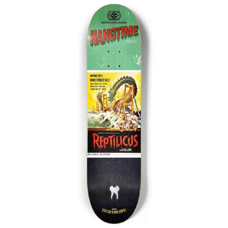 Custom Skateboard Deck for High-Power Performance in Parks-Reptilicus - Hang Time Board Shop