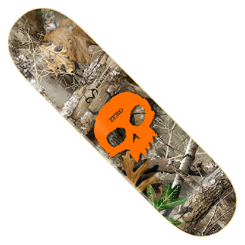 Custom Skateboard Deck for Carving and Sliding-Zero Real Tree Single Skull Deck