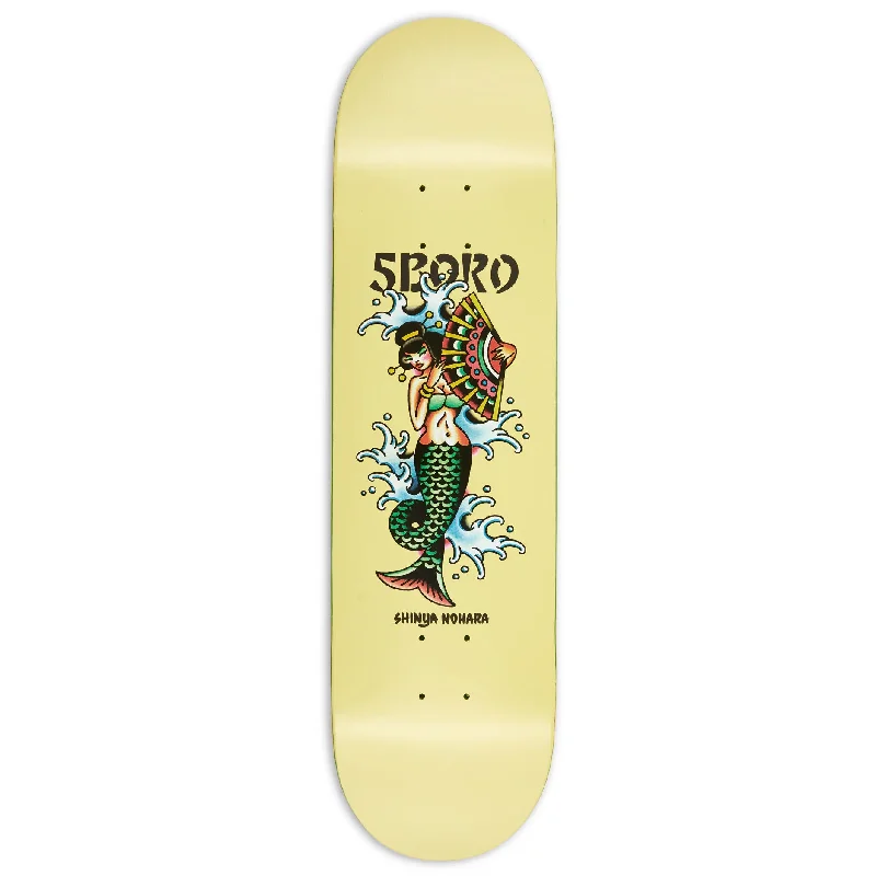 Custom Skateboard Deck with Low Profile Design for Easy Board Control-[5BORO NYC] 5B MERMAID PRO SERIES SHINYA NOHARA MODEL - 8.25”