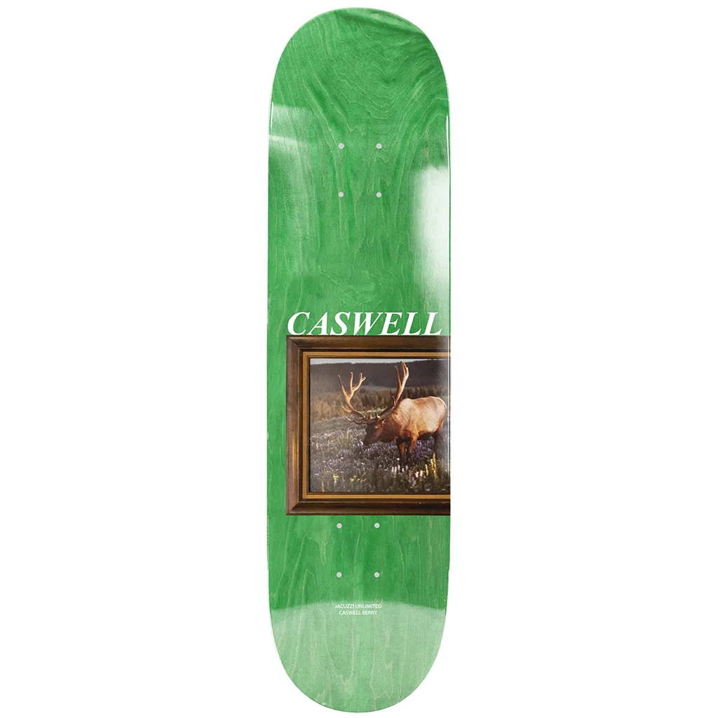 Custom Skateboard Deck with Comfortable Riding-Jacuzzi Unlimited Caswell Venison Ex7 Deck 8.5